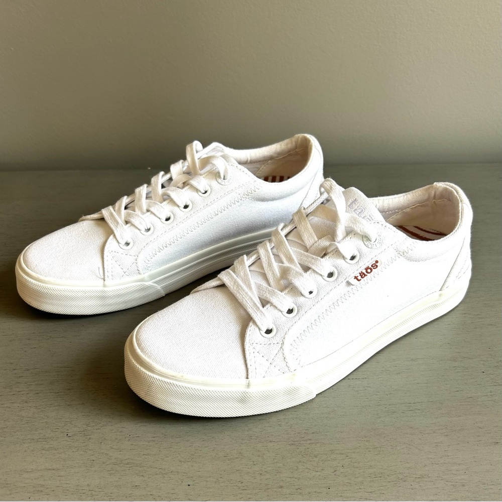 Taos Plim Soul Women's White Casual Canvas Fashion Sneakers Size 7.5